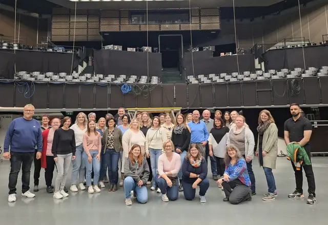 Gruppenfoto im Publikums-Saal beim ORF in Wien | Foto: PBZ Waidhofen/Thaya