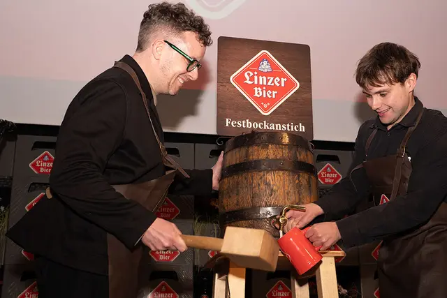 Am 6. November 2025 lädt Linzer Bier zum traditionellen Bockbieranstich – das „Bockbierbangeln“ - in die Linzer Brauerei ein. | Foto: Linzer Bier