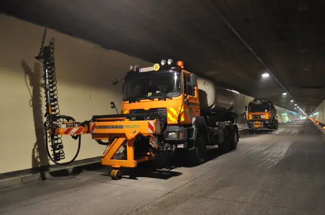Putzwoche in den steirischen Tunneln: Das gibt es in den kommenden Tagen zu beachten. | Foto: ASFINAG