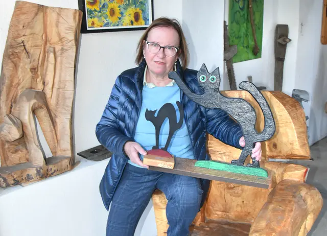 Hunderte Katzen zieren das Haus – jede ein Unikat. | Foto: Herbert Schleich