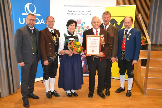 Ehrenobmann Herbert Kolb mit Gattin Gerda. | Foto: Stefanie Plank