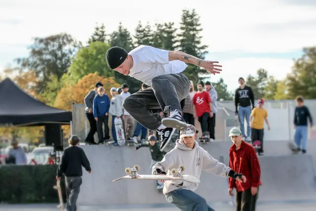 Spektakuläre Tricks beim Skatecontest La Fiesta in Laakirchen. | Foto: Hans Feitzinger
