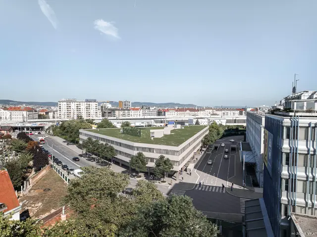 Die Station wird die alte in der Van-der-Nüll-Gasse ersetzen und soll im zweiten Quartal 2027 fertiggestellt werden. So soll es aussehen. | Foto: zoom.vp.at (Rendering)