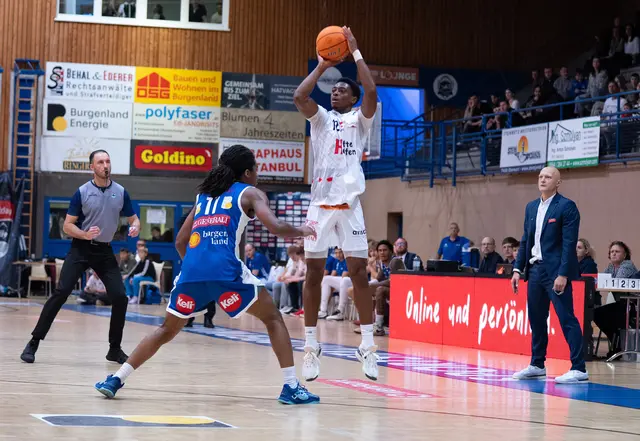 Die Bulls hatten gegen Oberwart leider das Nachsehen. | Foto: Basketball Austria / Thomas Werchota