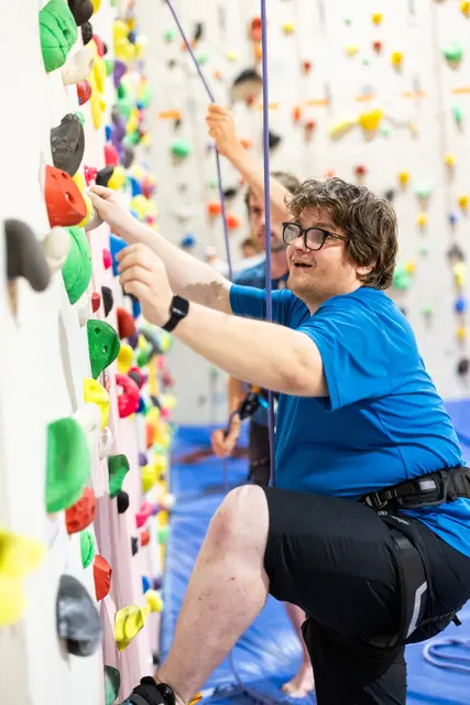 Das Ziel der Inklusionskurse: "Gemeinsam an die Wand". | Foto: Thomas Steinlechner