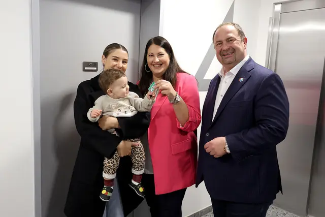 Insgesamt 250 neue Bewohnerinnen und Bewohner ziehen in den neuen Gemeindebau in der Wehlistraße ein.  | Foto: Stadt Wien/Martin Votava