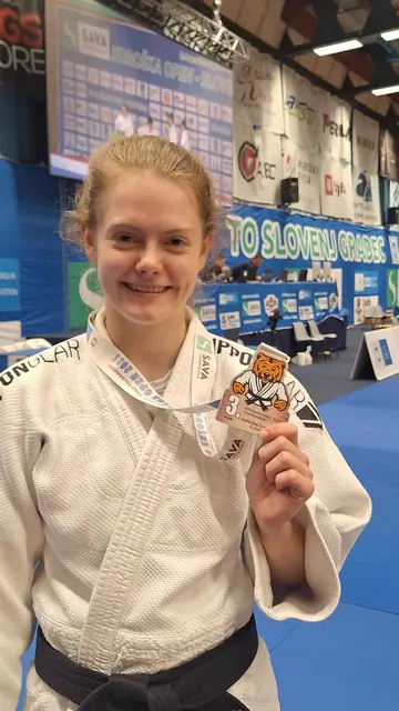 Emma Rieder vom ASKÖ Fairdrive Leonding gewann Bronze bei der Judo Staatsmeisterschaft und Bronze beim Int. Koroska Open in Slowenien. | Foto: ASKÖ Fairdrive Leonding