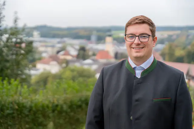 St. Martins Bürgermeister Benjamin Salhofer. | Foto: Salhofer
