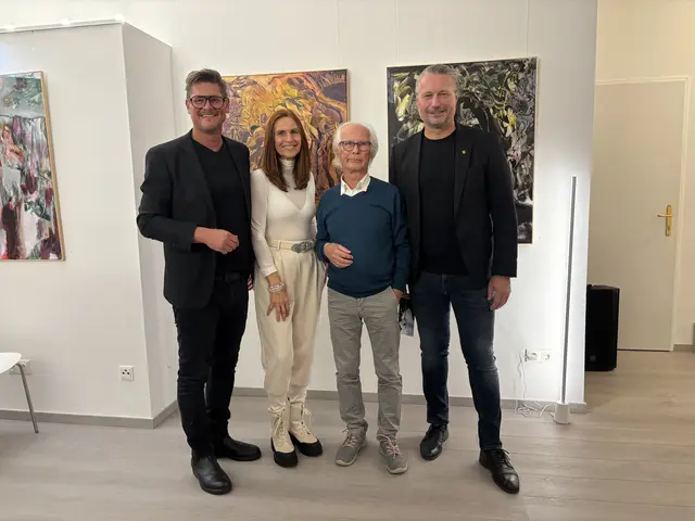Dominic Heinz, Evi Benesch, Helmut Szlezak und Peter Molnar. | Foto: Jeannine Würfl