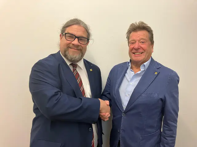 v.li.: der designierte Gemeinderat Klaus Bergmaier, Stadtrat und Gemeinderatsklubobmann Prof. Helmut Mayer | Foto: SPÖ Krems