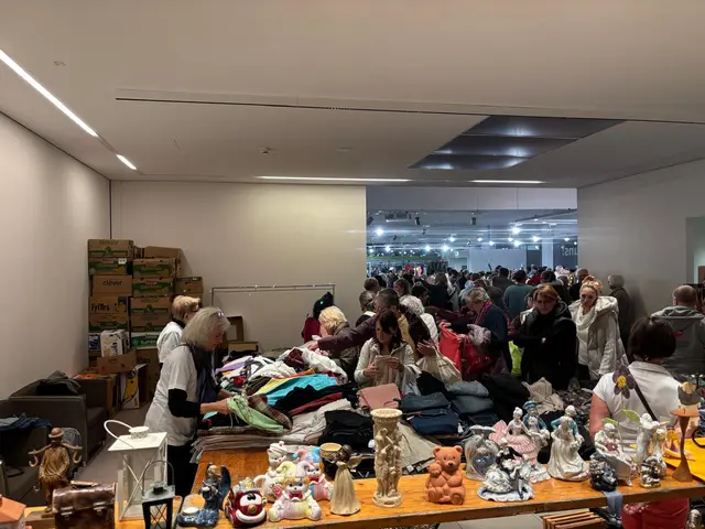 Das Autohaus Lehr stellte die Räumlichkeiten kostenlos zur Verfügung, doch der Aufbau erforderte rund 2.000 ehrenamtliche Arbeitsstunden. | Foto: Lions Club Horn