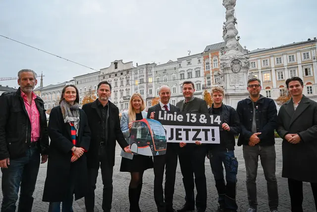Ein parteiübergreifender Antrag aller im Linzer Gemeinderat vertretenen Fraktionen könnte die Linzer SPÖ zum Umdenken hinsichtlich der Schnellbuslinien 13 & 14 bewegen. | Foto: ÖVP Linz