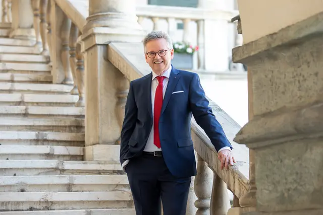 Bürgermeister Andreas Scherwitzl im Gespräch. | Foto: Andreas Scherwitzl