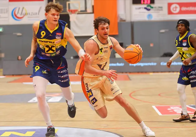 Die BK Karbon-X Dukes erarbeiteten sich einen soliden Heimsieg gegen den UBSC Raiffeisen Graz. | Foto: Basketball Austria/M. Filippovits