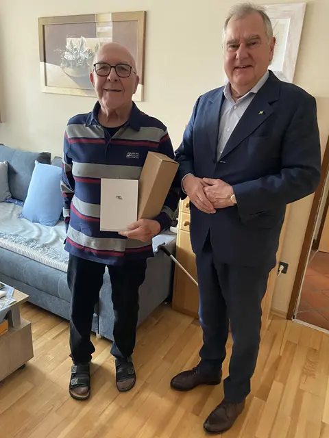 Helmut Maresch 80. | Foto: Stadt Wiener Neustadt/Weller