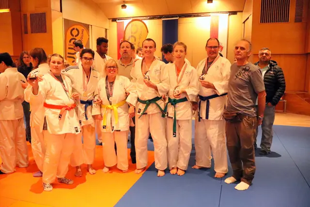Die Judounion Hallein-Golling stellte dabei mit sieben Startern ein starkes Team. | Foto: Judounion Hallein-Golling
