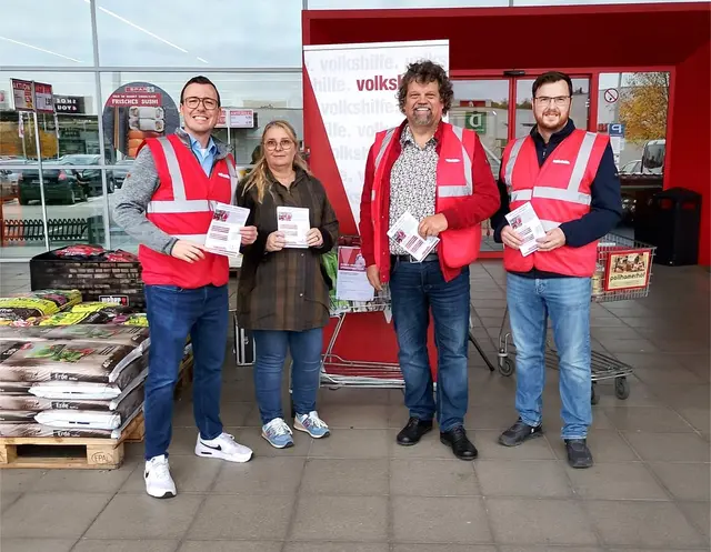 In Schlüßlberg sammelte die Volkshilfe fleißig Sachspenden für die Sozialmärkte.  | Foto: VH OÖ