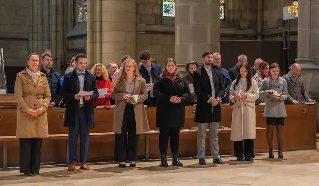 Das Motto der Sendungsfeier am 19. Oktober 2025 im Mariendom Linz lautete „Von Gott gerufen“.  | Foto: Diözese Linz / Jack Haijes