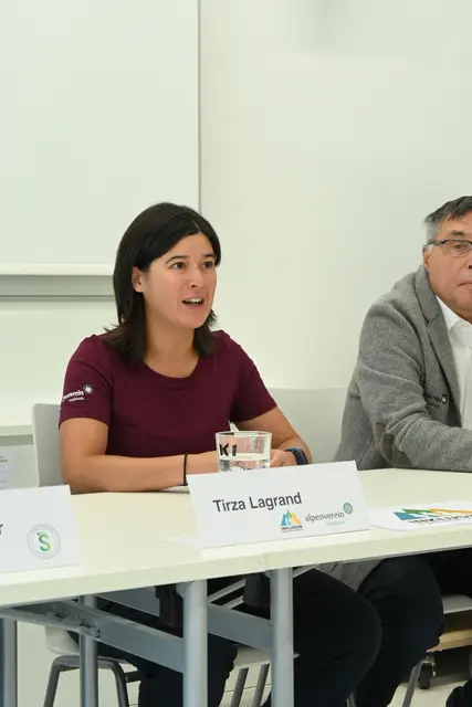 Tirza Lagrand, zuständig fürs Inklusionsklettern über den Alpenverein Innsbruck. | Foto: Lucia Königer