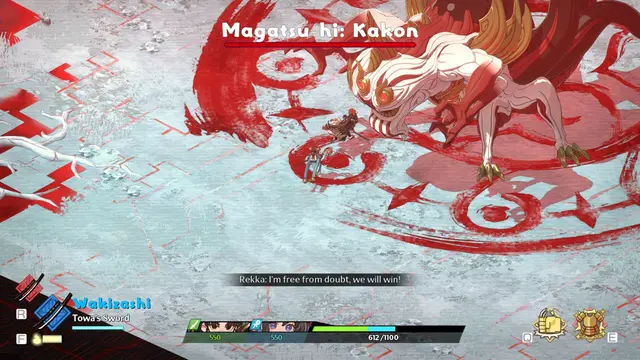 Die Kämpfe gegen die verschiedenen Aspekte von Magatsu am Ende jeder Exkursion sind abwechslungsreich und spektakulär. | Foto: Bandai Namco