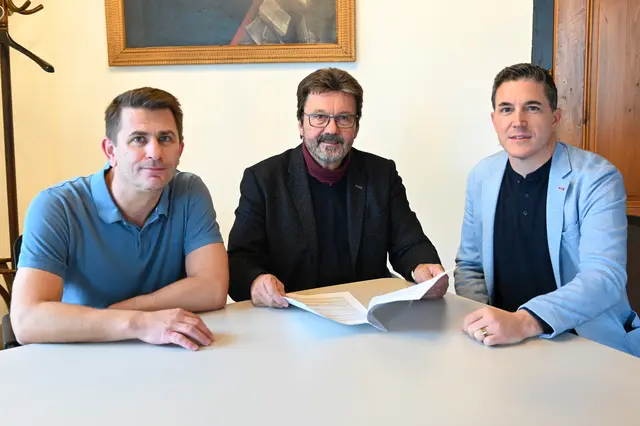 Kassenverwalter Ernst Hundlinger, Bürgermeister Gerhard Lentschig, Stadtamtsdirektor Matthias Pithan. | Foto: Stadtgemeinde Horn