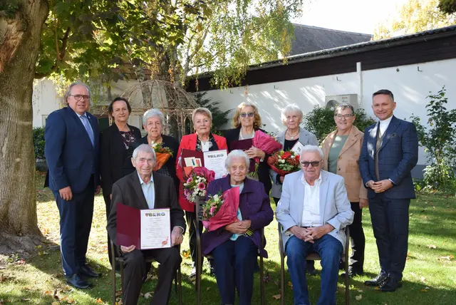 Eine lieb gewonnene Tradition wird fortgeführt: Die mittlerweile 21. ,,Feier der Jubilare" fand statt. | Foto: Gemeinde Berg
