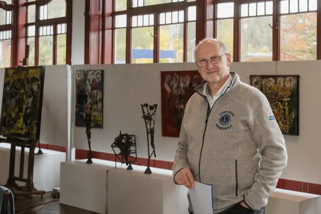 Lions-Mitglied und Event-Beauftragter Manfred Franke freut sich auf die Lesung | Foto: Stefan Janko