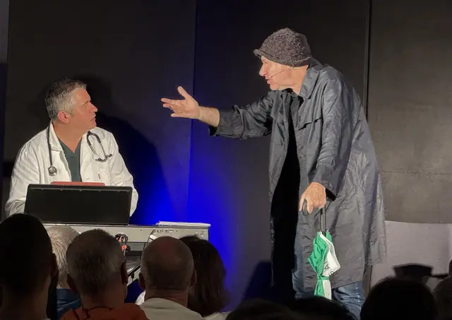 Das Kabarett-Duo in Aktion | Foto: Kunsthaus