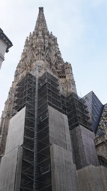 Über 30 Jahre lang wurde am Stephansdom gewerkt. | Foto: Dombauhütte Wien