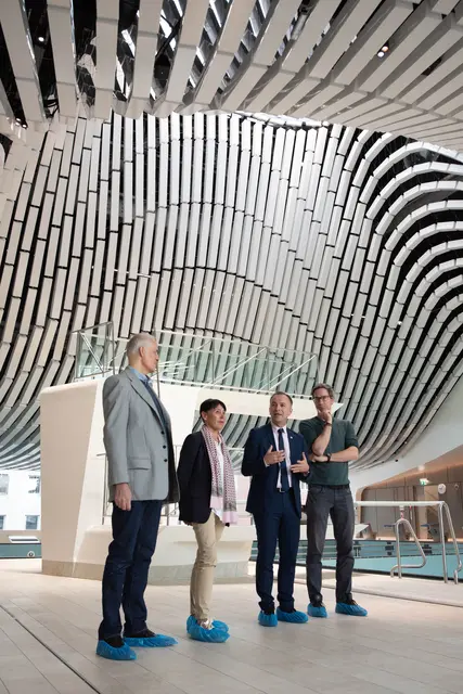 Nach mehrmonatiger Sanierung steht das Paracelsus Bad kurz vor seiner Wiedereröffnung: Am 14. November 2025 öffnet das Bad wieder für alle Besucherinnen und Besucher. | Foto: Stadt Salzburg/Rocio Escabosa