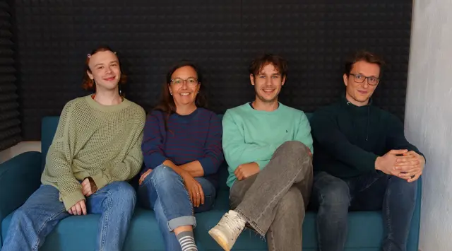 Musikredakteurin Claudia Prinz mit der Band "Color the Night". | Foto: Freies Radio