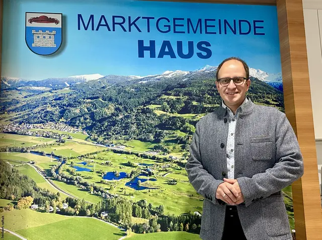 Matthias Schwab ist seit Frühling Bürgermeister der Marktgemeinde Haus. | Foto: Schneeberger