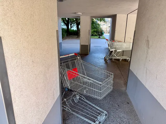 Wiener Wohnen, Interspar und Entrümpelungsfirmen gehen jetzt verstärkt abgestellten Einkaufswägen in Mehrparteienhausanlagen nach. | Foto: Wiener Wohnen/Passecker