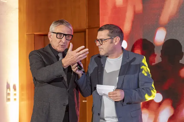 WKO-Präsident Josef Herk im Gespräch mit Moderator Gregor Waltl. | Foto: WKO/Foto Fischer