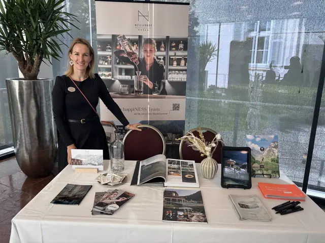 Katrin Andexer vom Hotel Nesslerhof beim Career Day im Kavalierhaus in Klessheim. | Foto: Emanuel Hasenauer