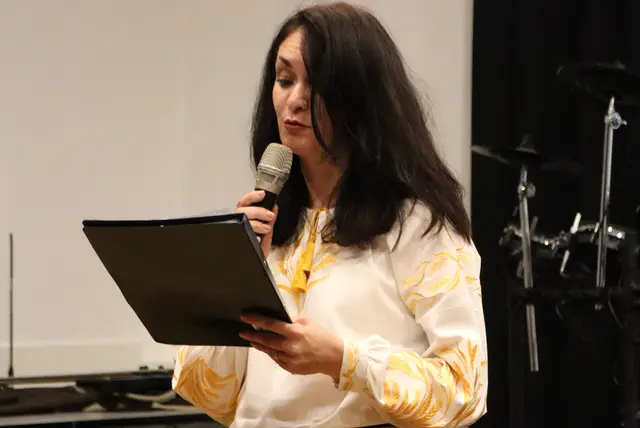 Yana Khanishyna leitete den Frauenchor Kolo | Foto: Gerhard Langmann