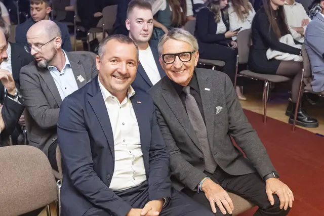 Obmann und Präsident vereint: Thomas Marichhofer und Josef Herk. | Foto: WKO/Foto Fischer