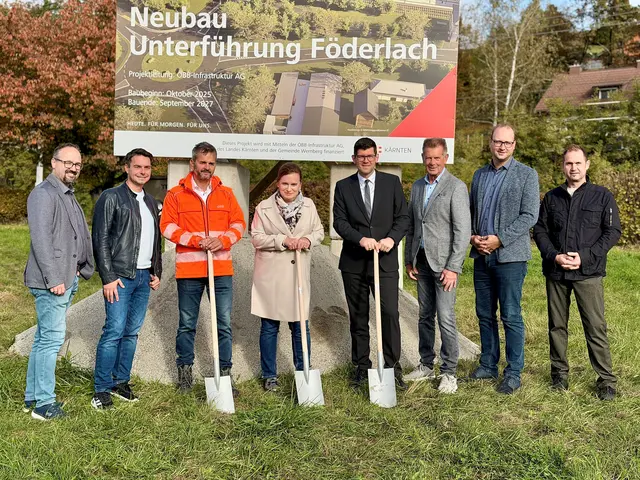 Baustart für die Unterführung Föderlach. | Foto: Büro LHStv. Gruber