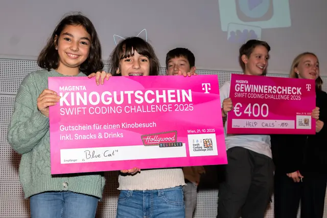 Die Gewinner-Teams in drei Altersgruppen gewannen Geld und Kinogutscheine | Foto: Lukas Arnold