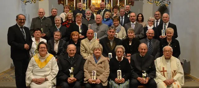 Die Jubelpaare auf einen Blick | Foto: Pfarre Unterweißenbach