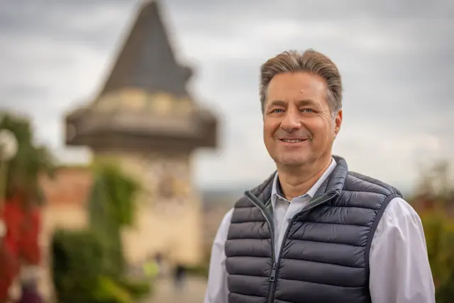 Will den Druck auf die Grazer Stadtregierung erhöhen, sodass im Bezirk Ries mehr Projekte umgesetzt werden: René Apfelknab (FPÖ). | Foto: FPÖ Graz