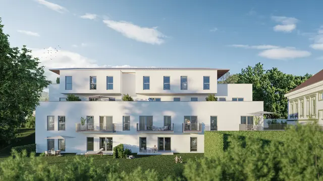 Im Zuge des Projektes entstehen in Leoben 15 moderne Wohnungen mit einer Gesamtwohnnutzfläche von 1.174 m², verteilt auf zwei Gebäude. | Foto: Daheim Immo