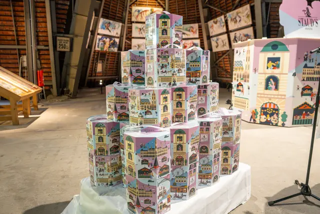 Der traditionelle Staud´s Adventkalender wurde vor zahlreichen Gästen im Wiener Stephansdom gesegnet. Das Kult-Produkt ist ab sofort erhältlich. | Foto: Valentina Marinelić/MeinBezirk