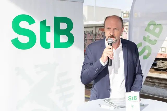Geschäftsführer der Steiermarkbahn Werner Hecking. | Foto: StB_Harry Schiffer