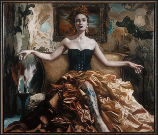 Metamorphose, 180 cm x 150 cm, Öl auf Leinwand 2024 | Foto: Mike Büchel