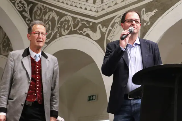 Stadtrat Walter Brunner hielt eine würdige Ansprache. | Foto: Anna Maria Kaiser