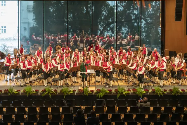 Die Musikkapelle See ging als Tagessieger in der Stufe B aus dem Wettbewerb hervor. | Foto: Blasmusikverband Tirol/Bernd Golas