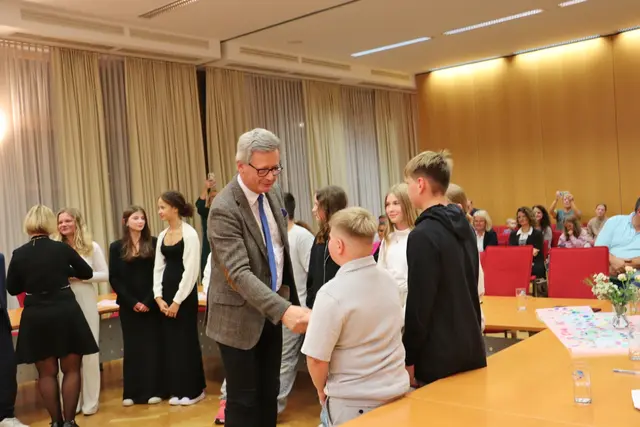 Feierlicher Akt der Angelobung | Foto: Edith Ertl