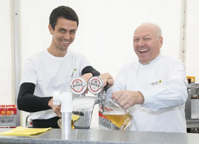 Im Bild von links: Harald Steinwender und Hannes Züger | Foto: Waltraud Dorn
