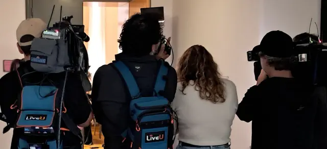 Großes Medieninteresse in Krems. | Foto: Kurt Berger